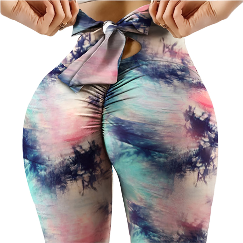 Solid Bowknot  Leggings